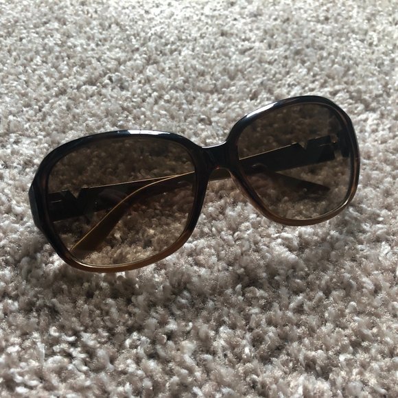 Valentino Sunglasses V613SR 213 Havana/Gold 57MM